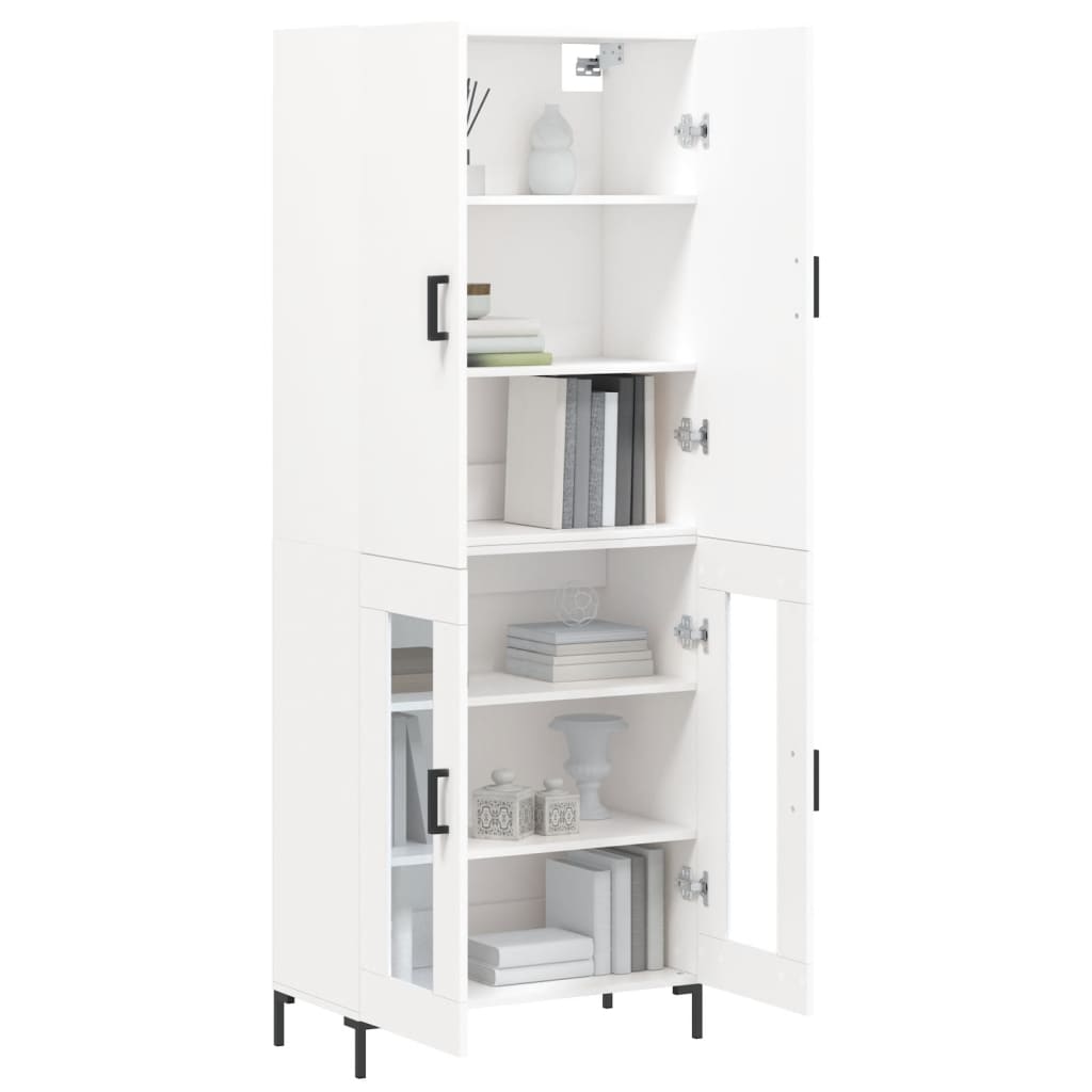 Skap Hvit 69,5x34x180 cm
