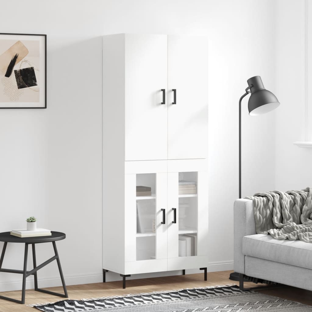 Skap Hvit 69,5x34x180 cm