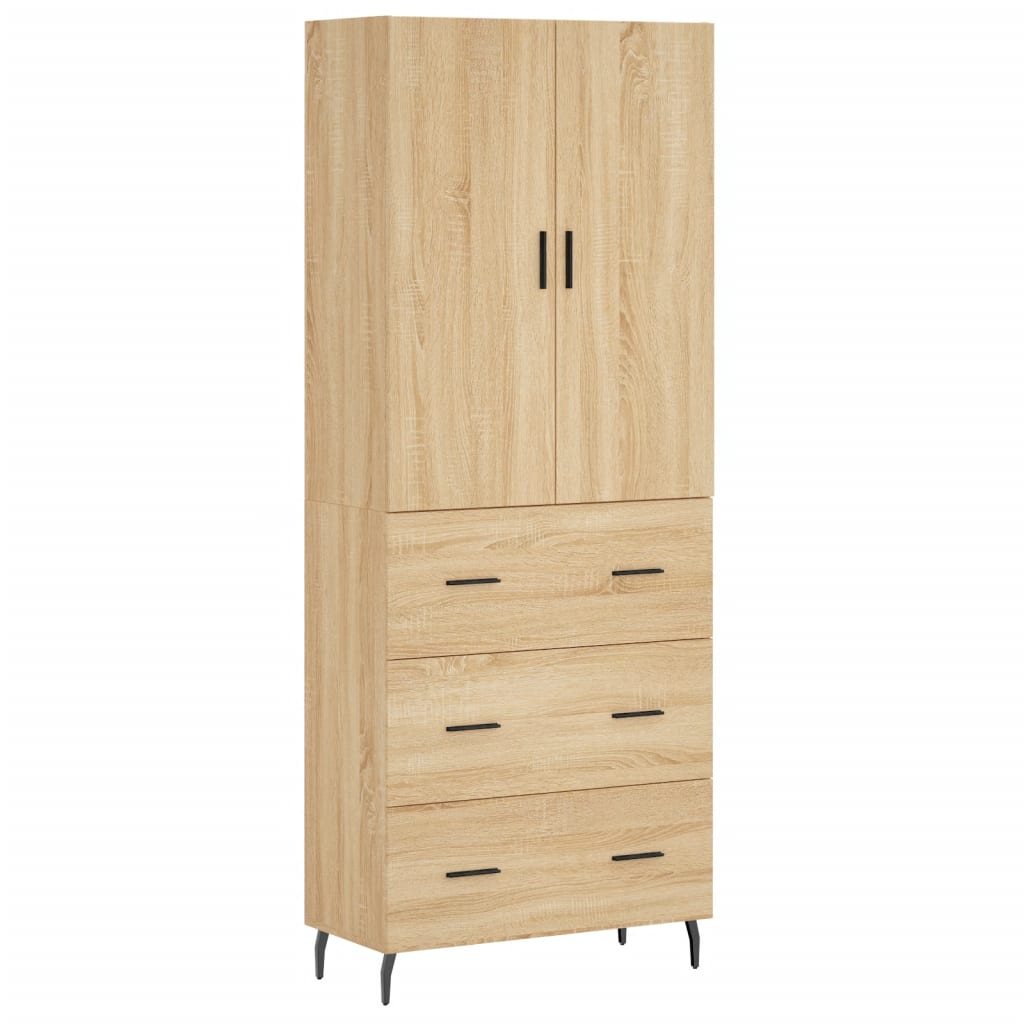 Skap Sonoma Eik 69,5x34x180 cm