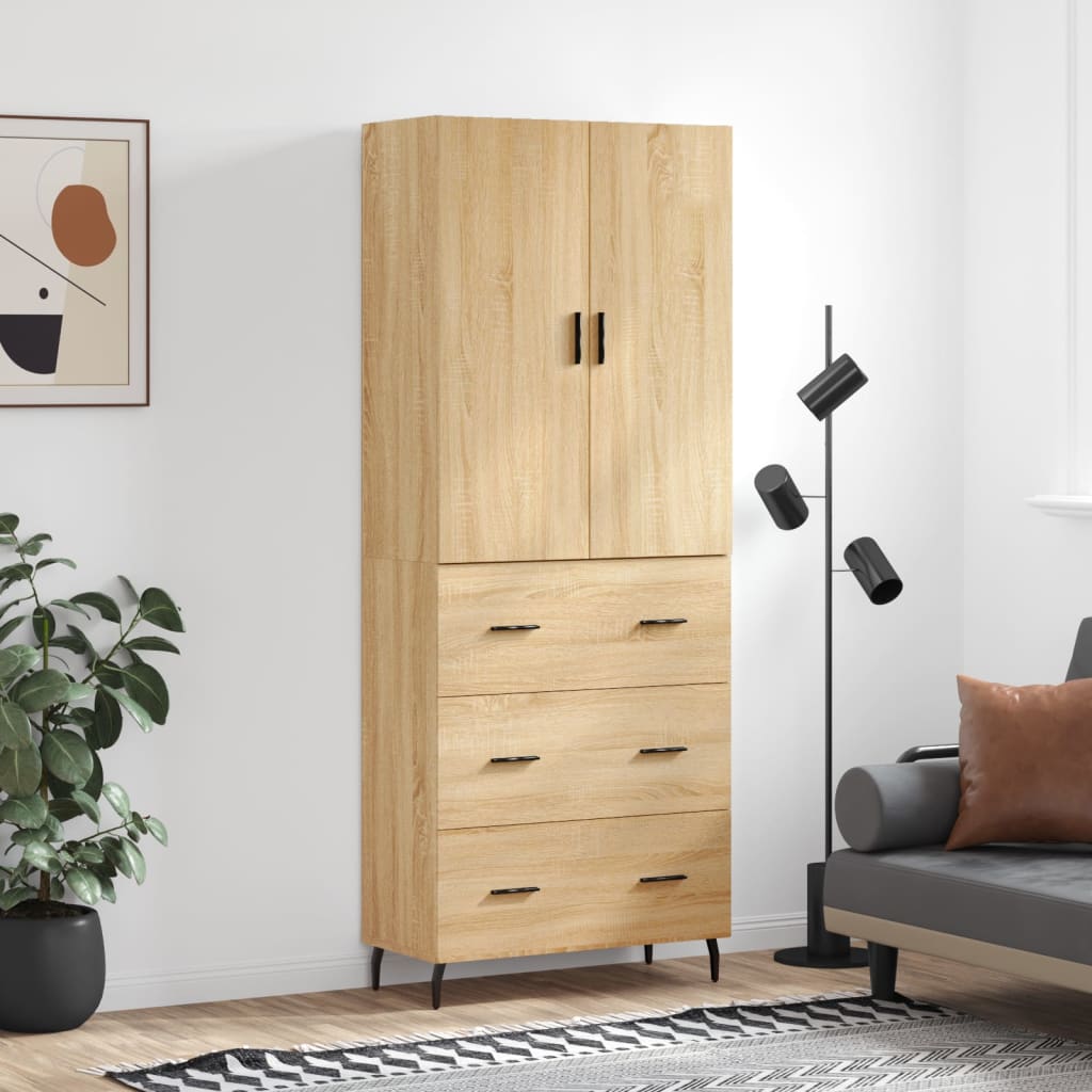 Skap Sonoma Eik 69,5x34x180 cm