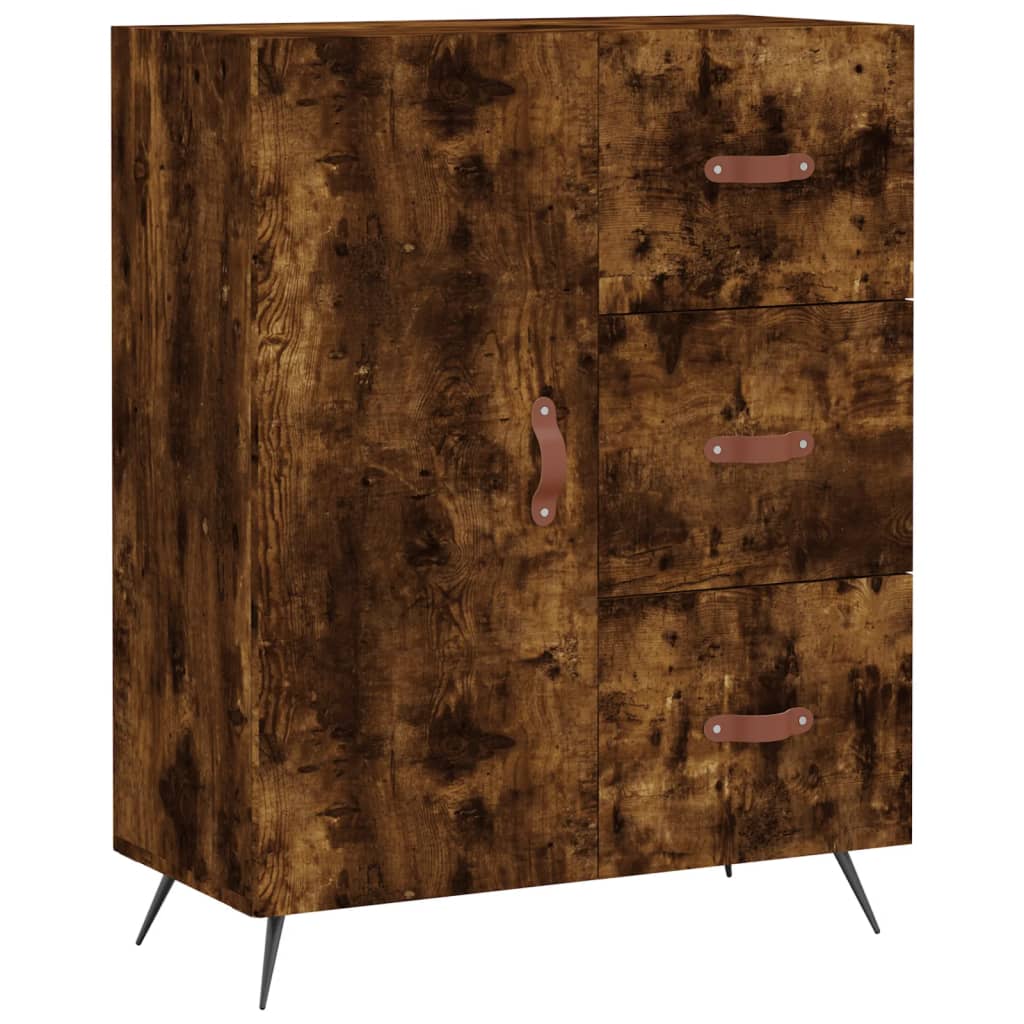 Skap Røkt Eik 69,5x34x180 cm