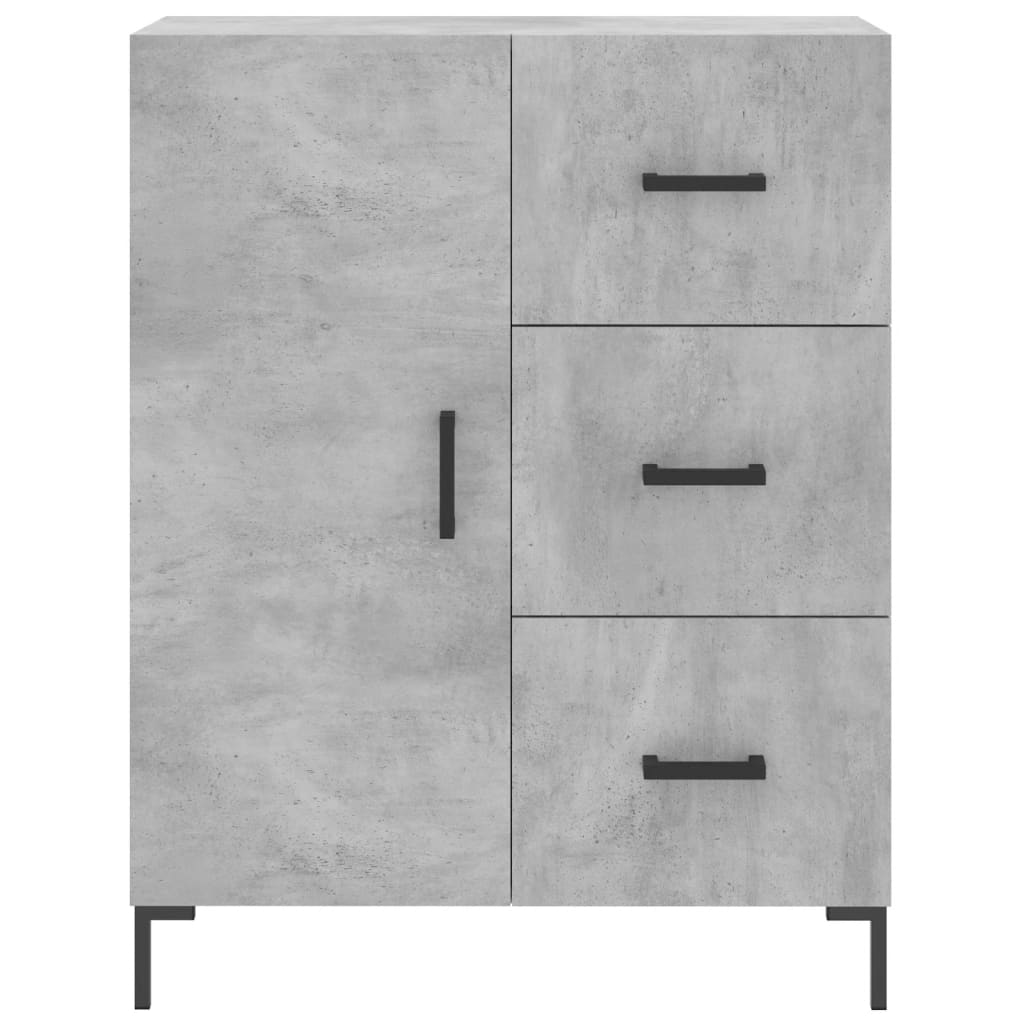 Skap Betonggrå 69,5x34x180 cm