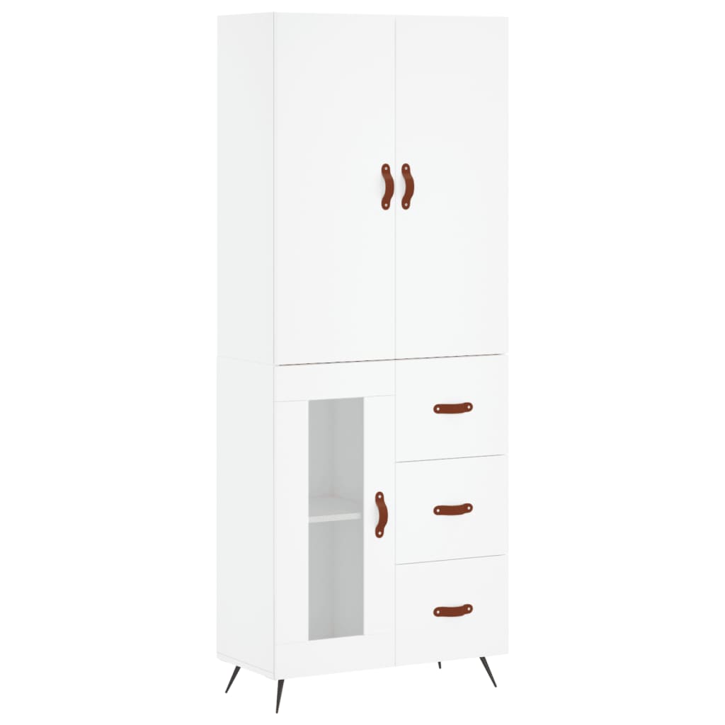 Skap Hvit 69,5x34x180 cm