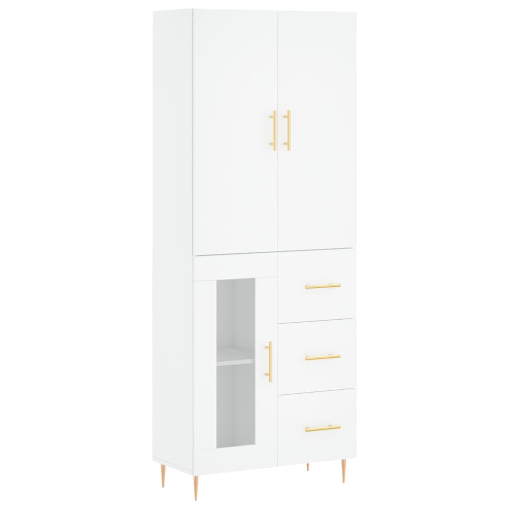 Skap Hvit 69,5x34x180 cm
