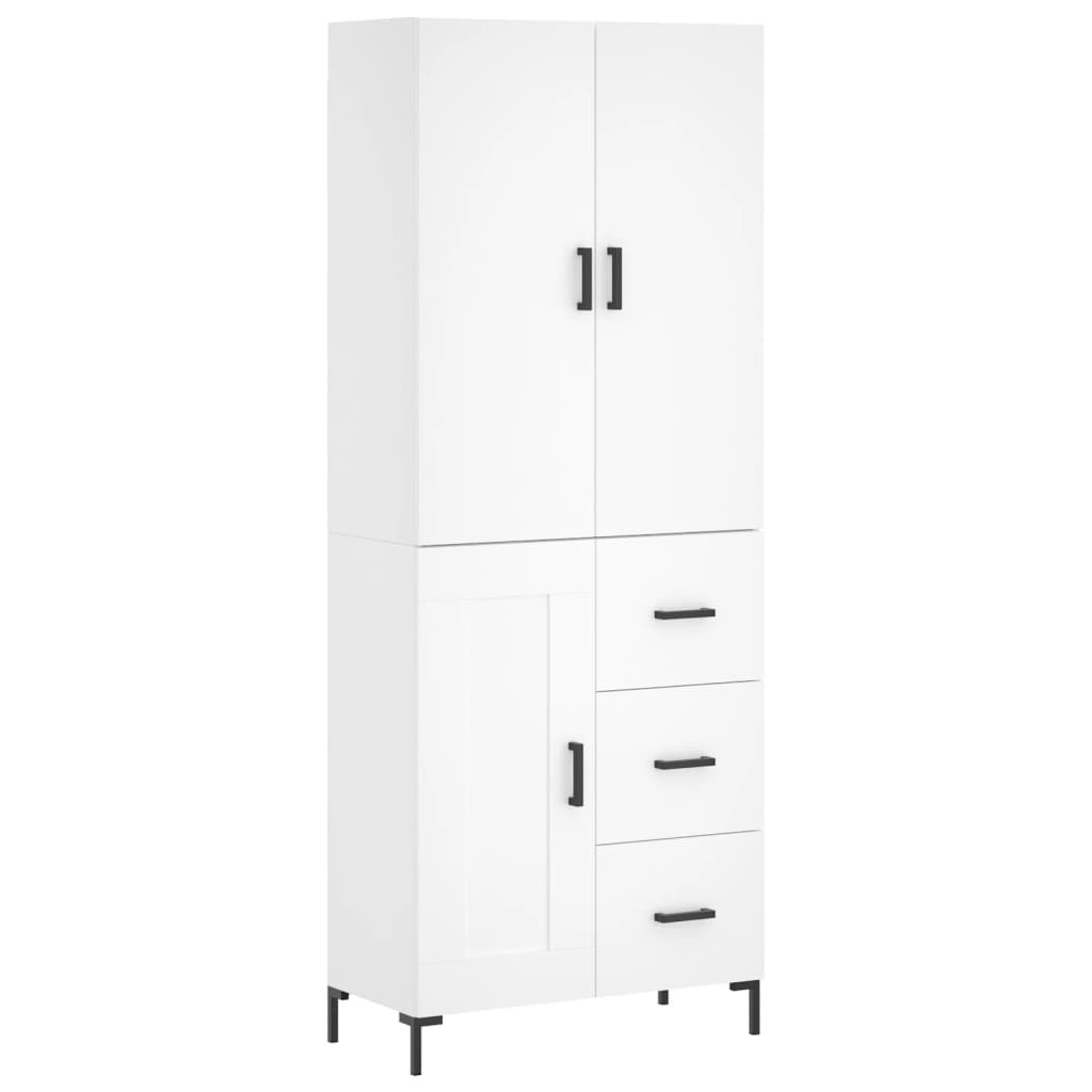 Skap Hvit 69,5x34x180 cm