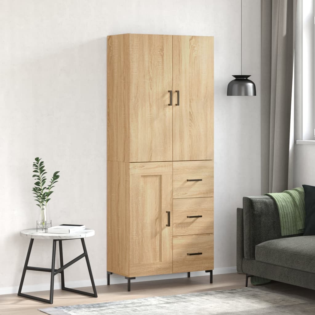 Skap Sonoma Eik 69,5x34x180 cm