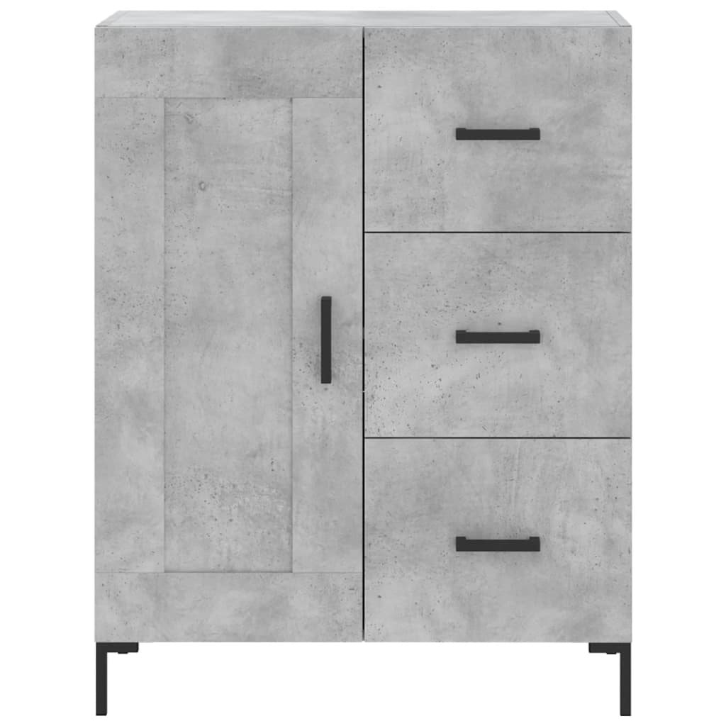 Skap Betonggrå 69,5x34x180 cm