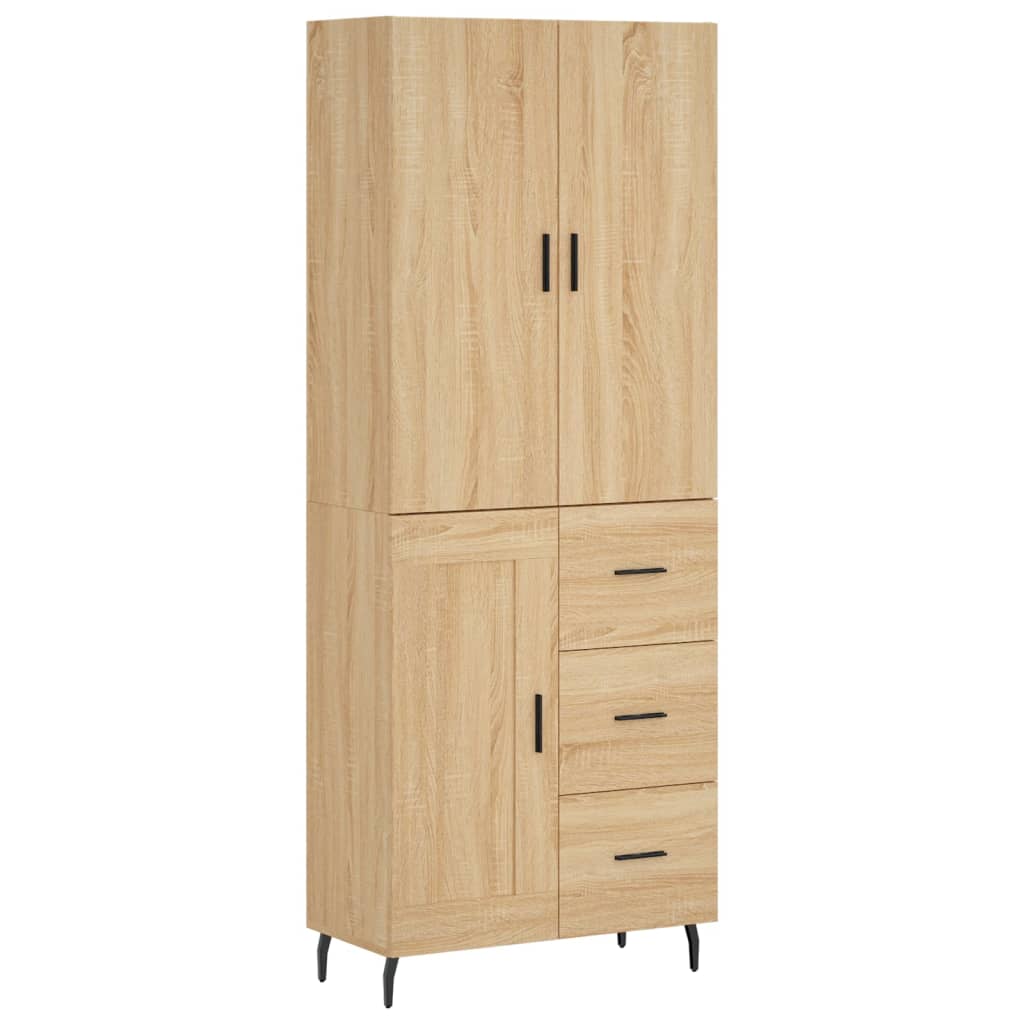 Skap Sonoma Eik 69,5x34x180 cm