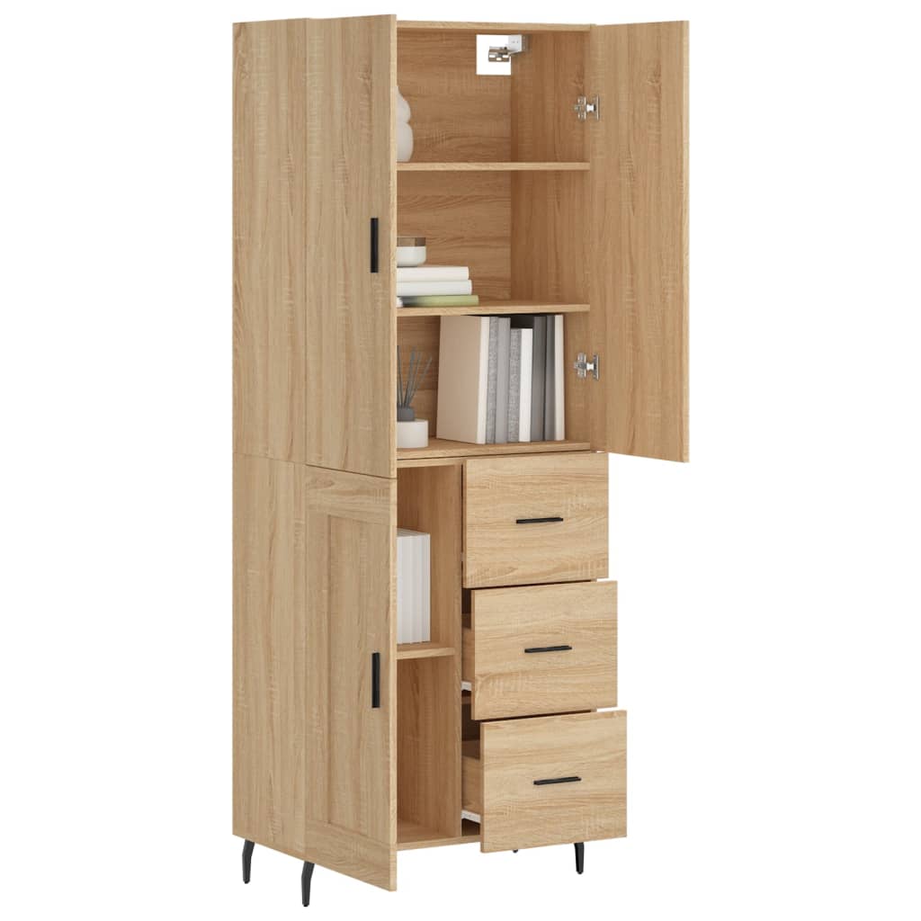 Skap Sonoma Eik 69,5x34x180 cm