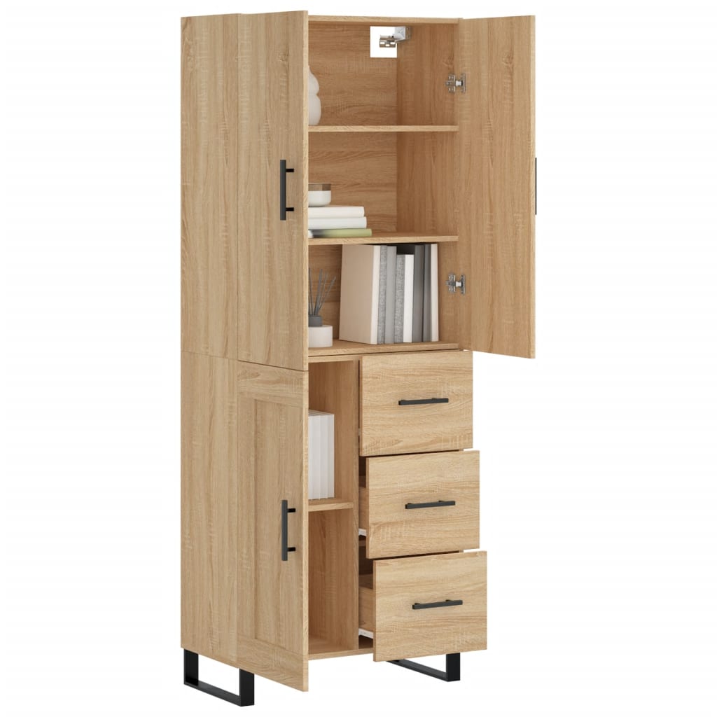 Skap Sonoma Eik 69,5x34x180 cm