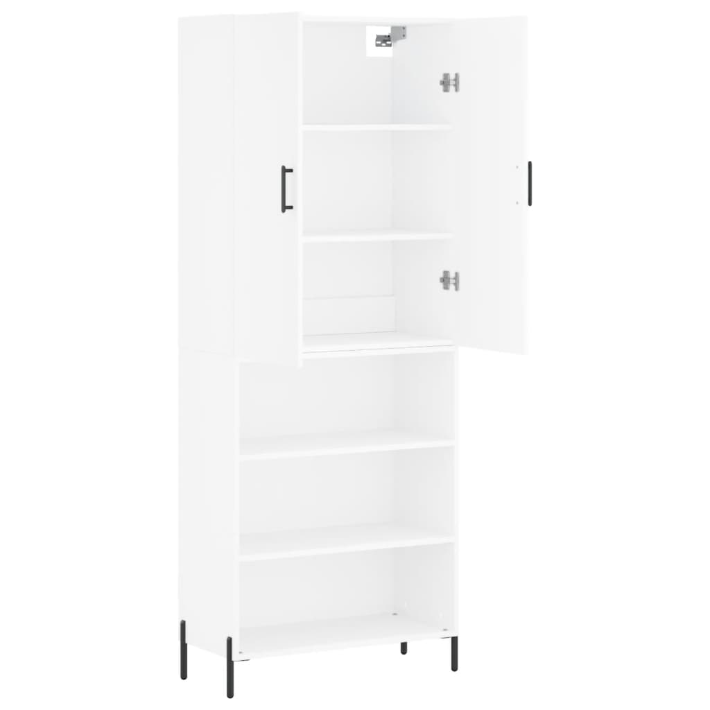 Skap Hvit 69,5x34x180 cm