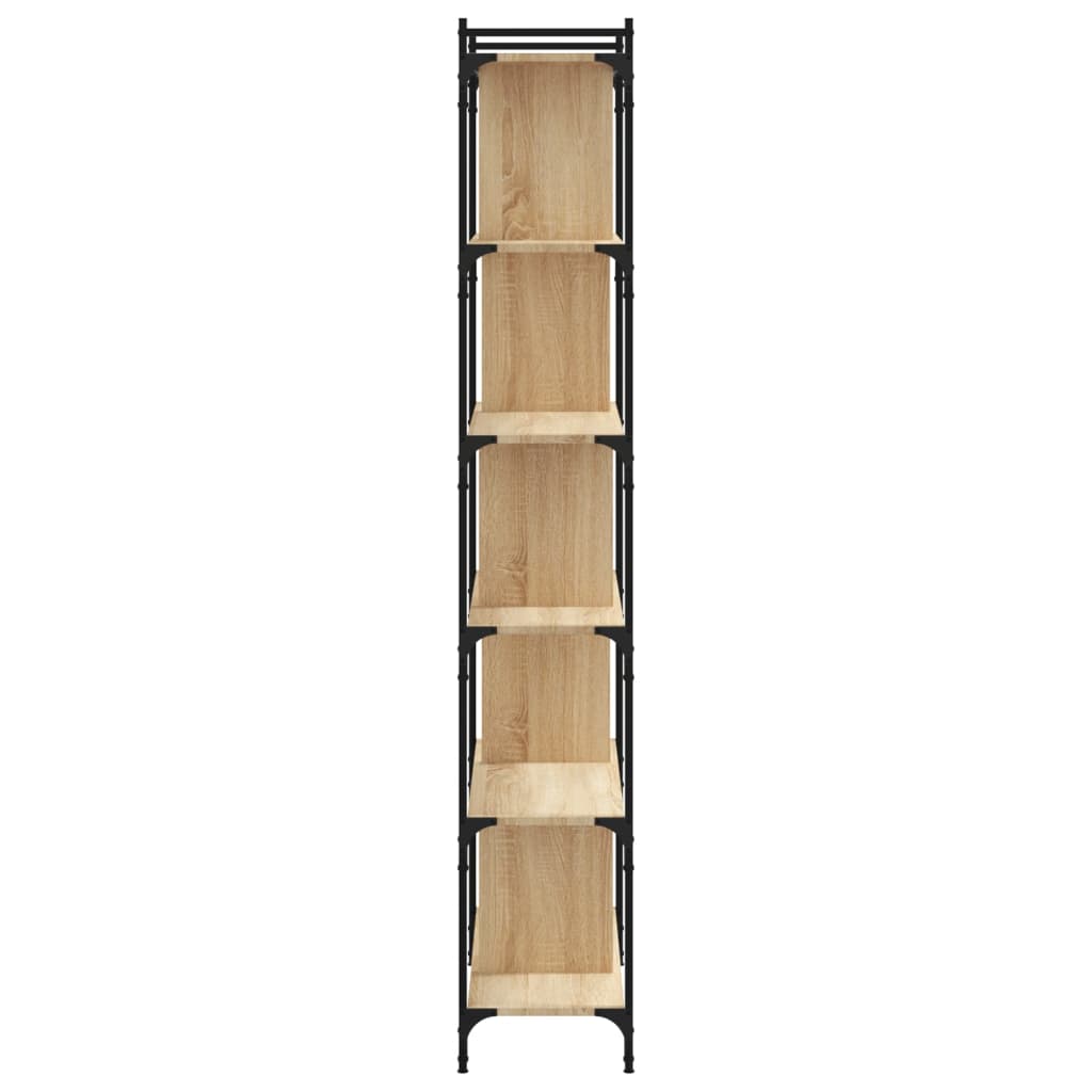 Bokhylle Sonoma Eik 6 etasjer 76x32x192 cm