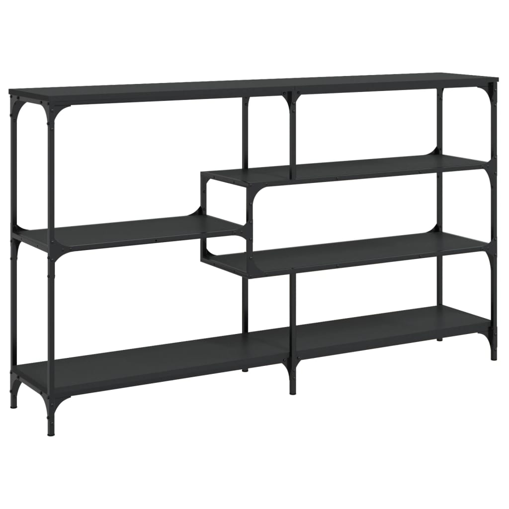 Avlastningsbord Konsollbord Svart 160x32x95 cm