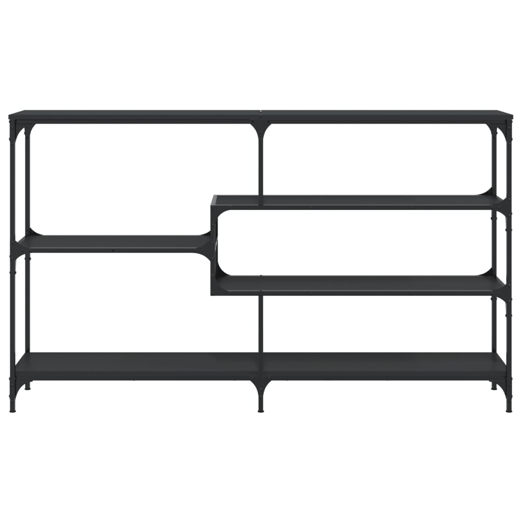Avlastningsbord Konsollbord Svart 160x32x95 cm
