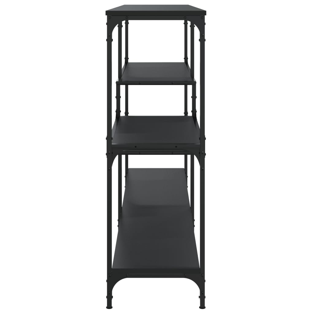 Avlastningsbord Konsollbord Svart 160x32x95 cm