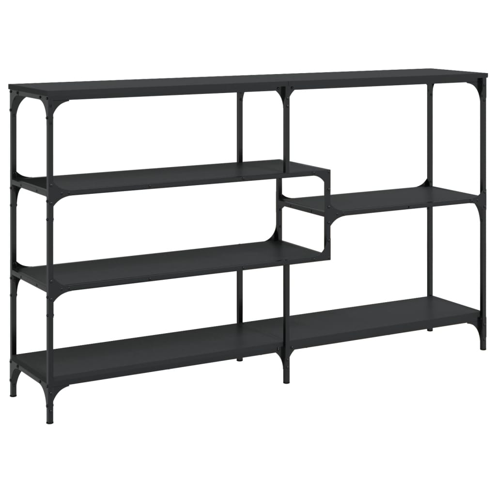 Avlastningsbord Konsollbord Svart 160x32x95 cm