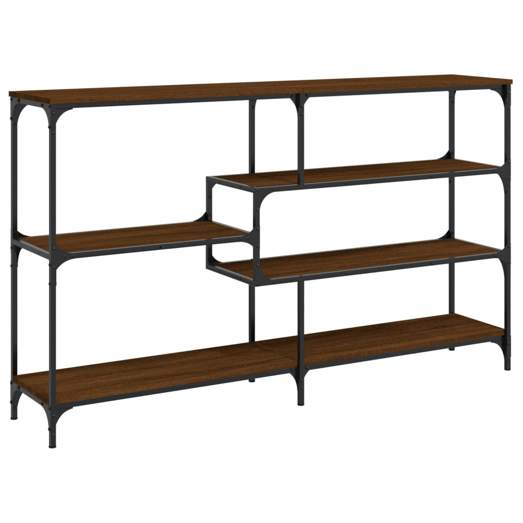 Avlastningsbord konsollbord Brun Eik 160x32x95 cm