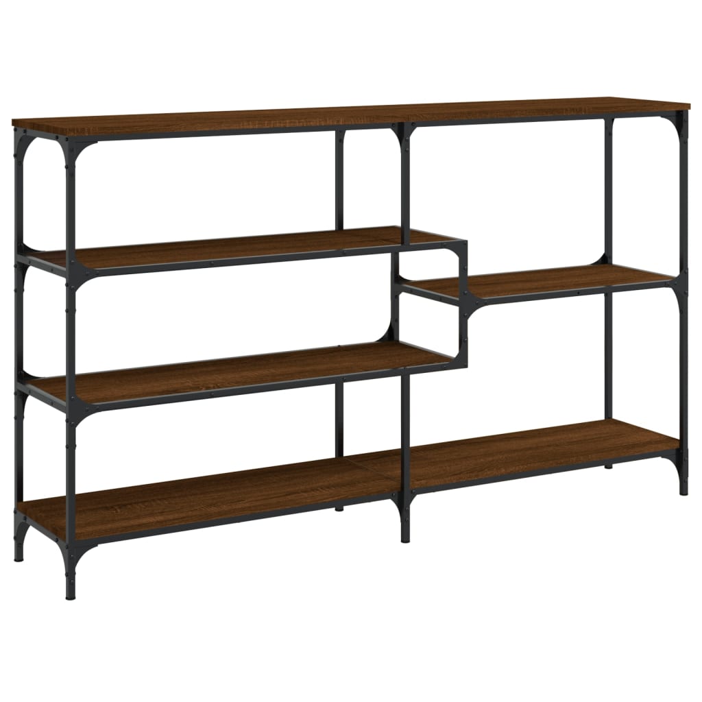 Avlastningsbord konsollbord Brun Eik 160x32x95 cm