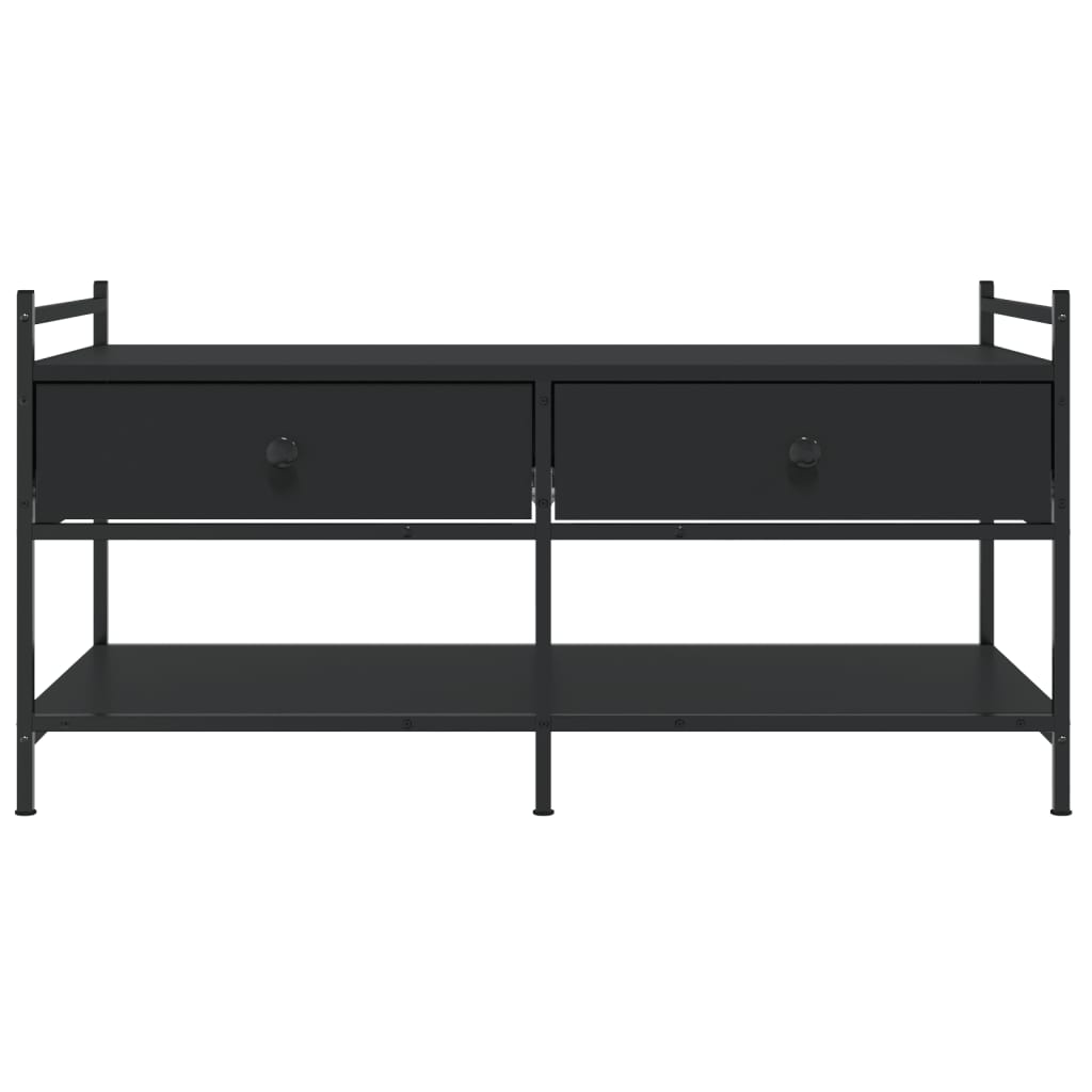 Salongbord Sofabord Svart 99x50x50 cm