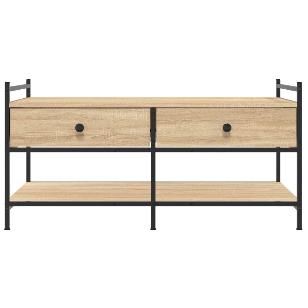 Salongbord Sofabord Sonoma Eik 99x50x50 cm
