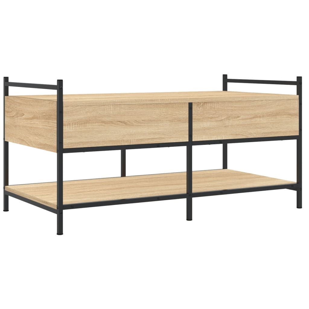 Salongbord Sofabord Sonoma Eik 99x50x50 cm