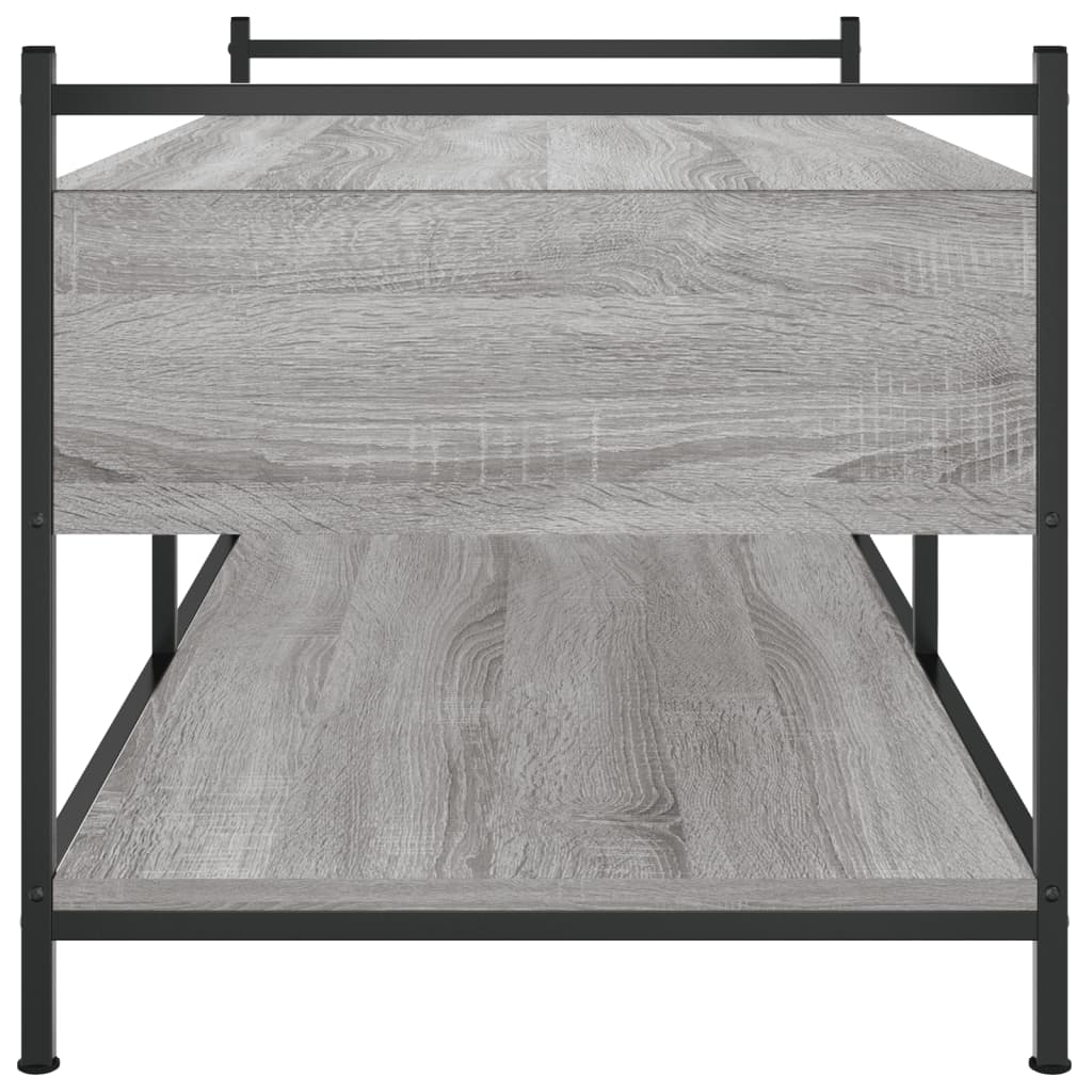 Salongbord Sofabord Sonoma Grå 99x50x50 cm