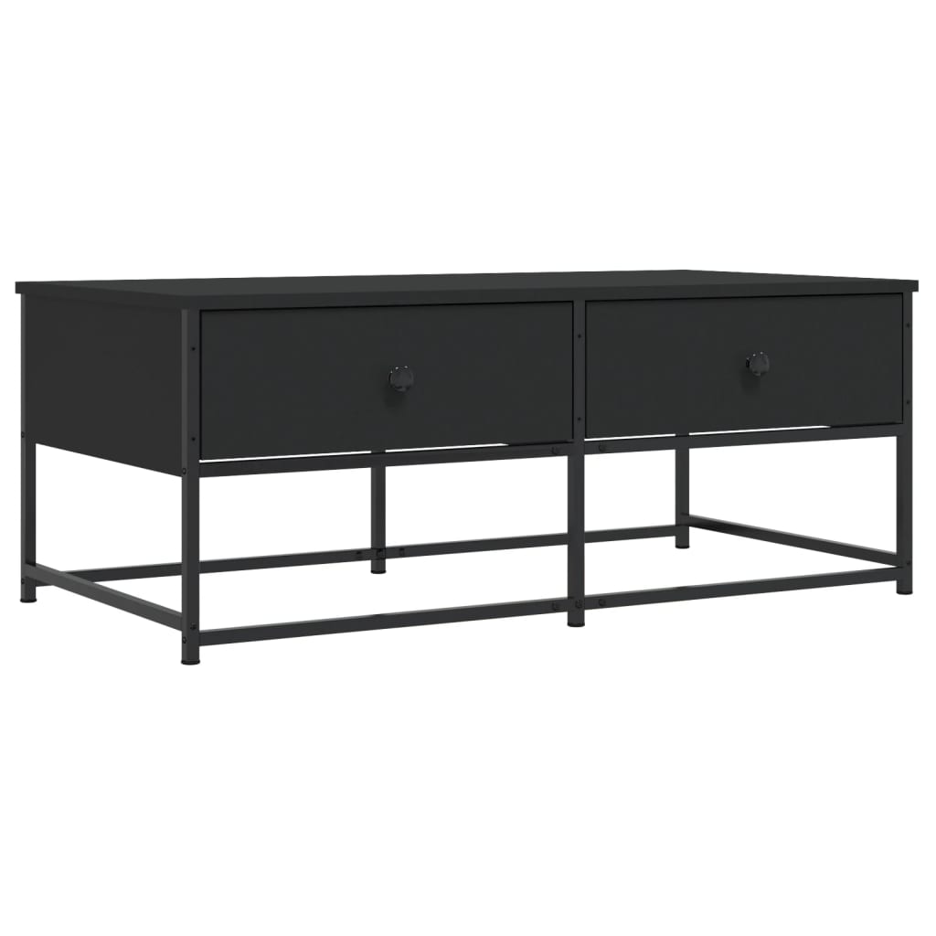 Salongbord Sofabord Svart 100x51x40 cm