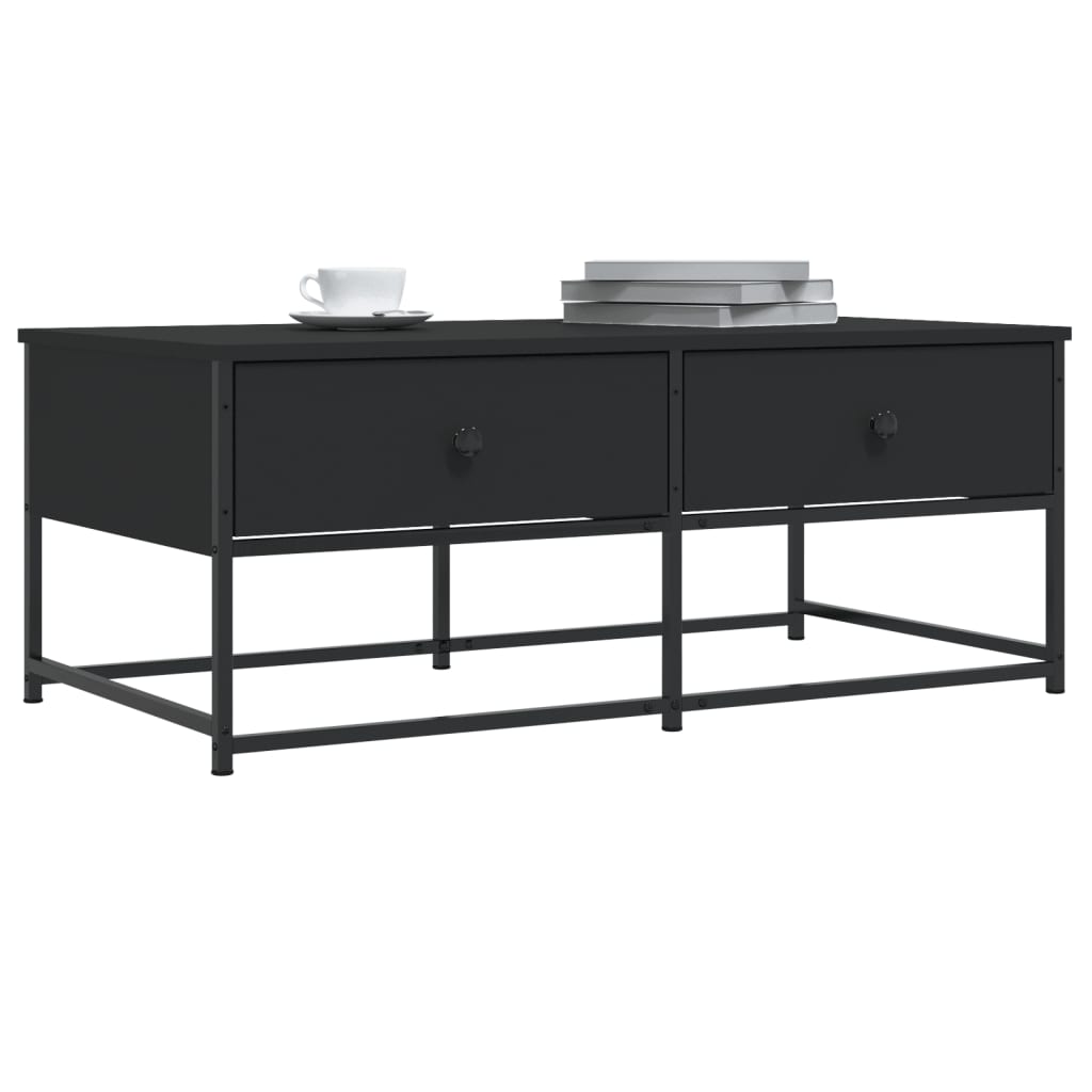 Salongbord Sofabord Svart 100x51x40 cm