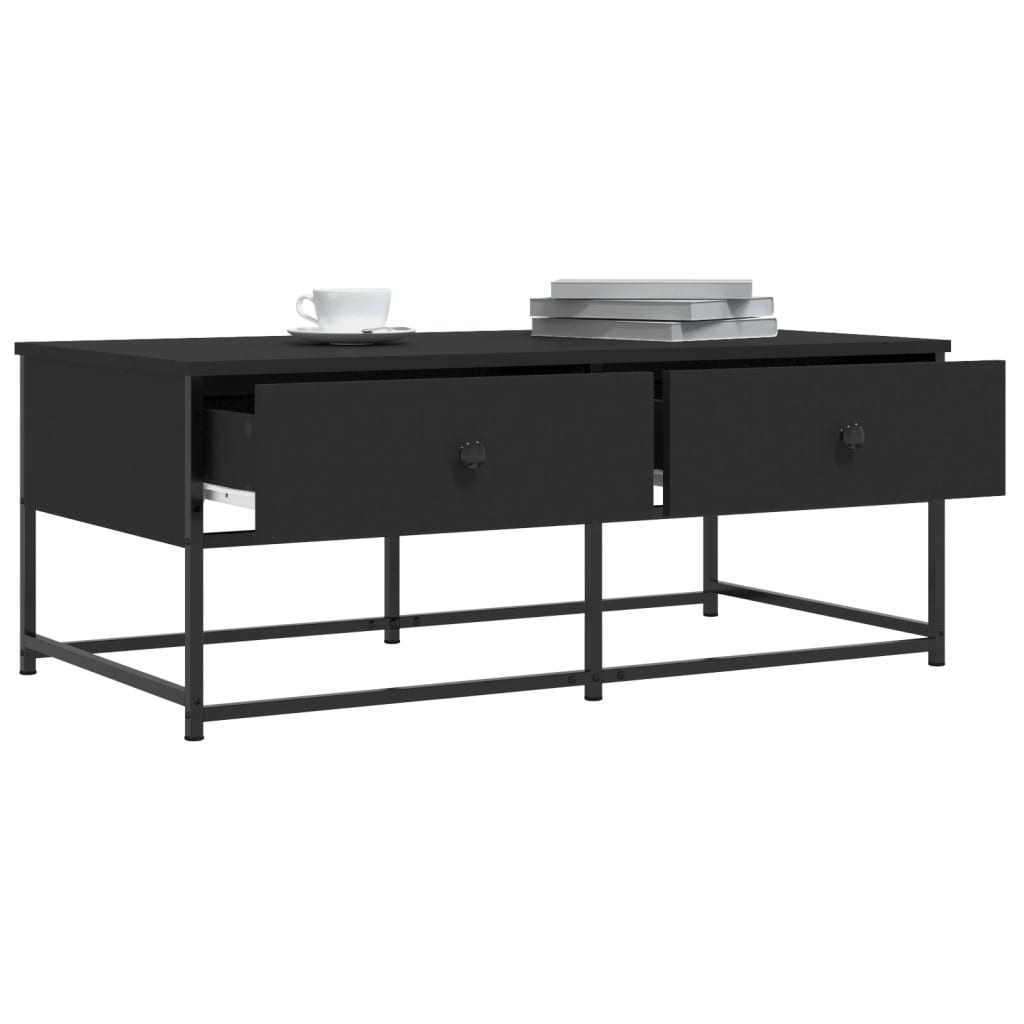 Salongbord Sofabord Svart 100x51x40 cm