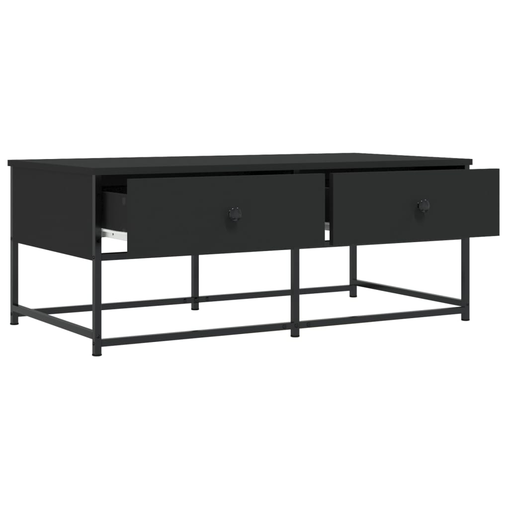Salongbord Sofabord Svart 100x51x40 cm