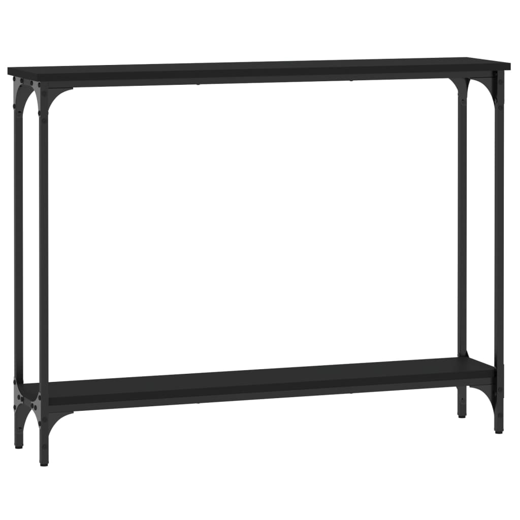 Avlastningsbord Konsollbord Svart 100x22,5x75 cm