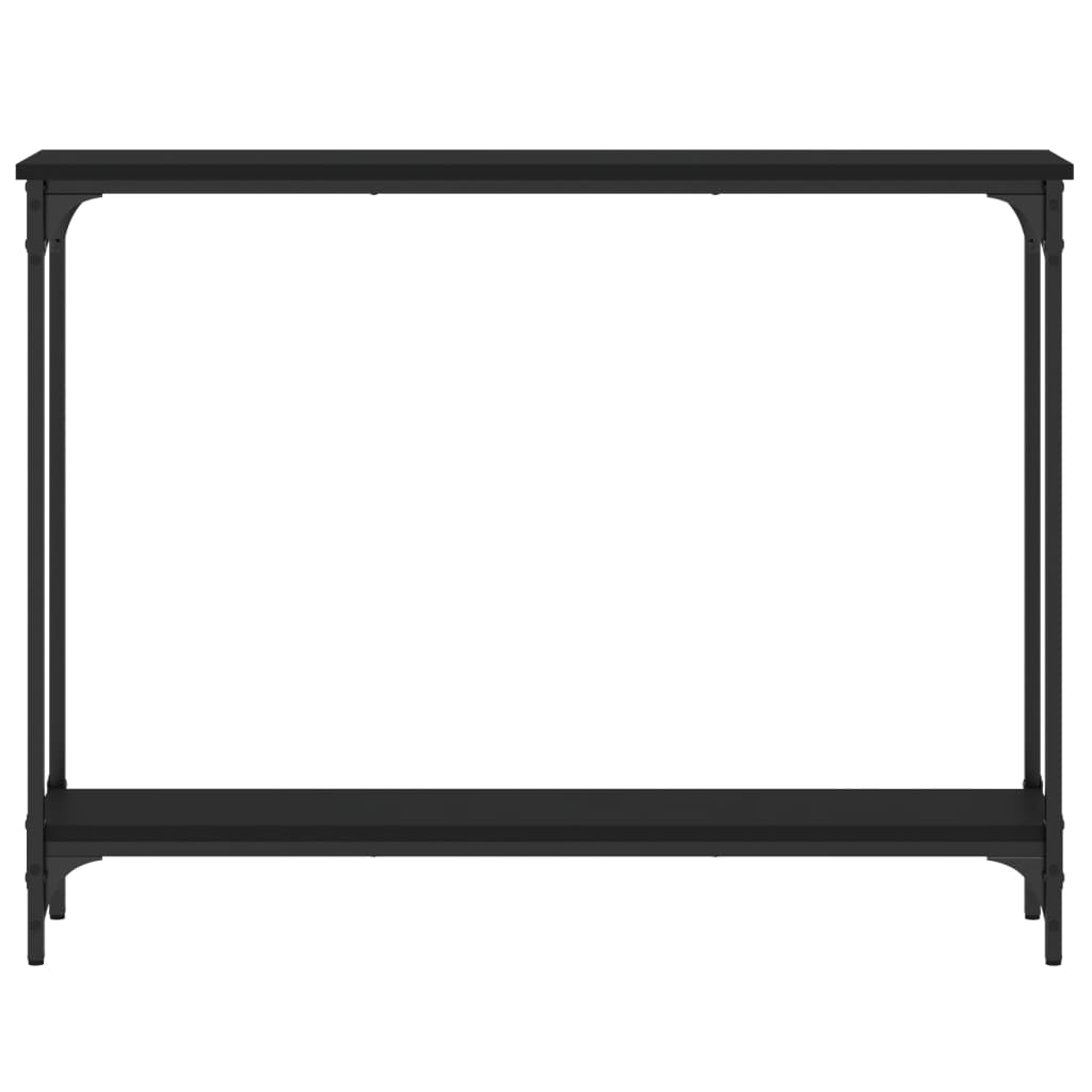 Avlastningsbord Konsollbord Svart 100x22,5x75 cm