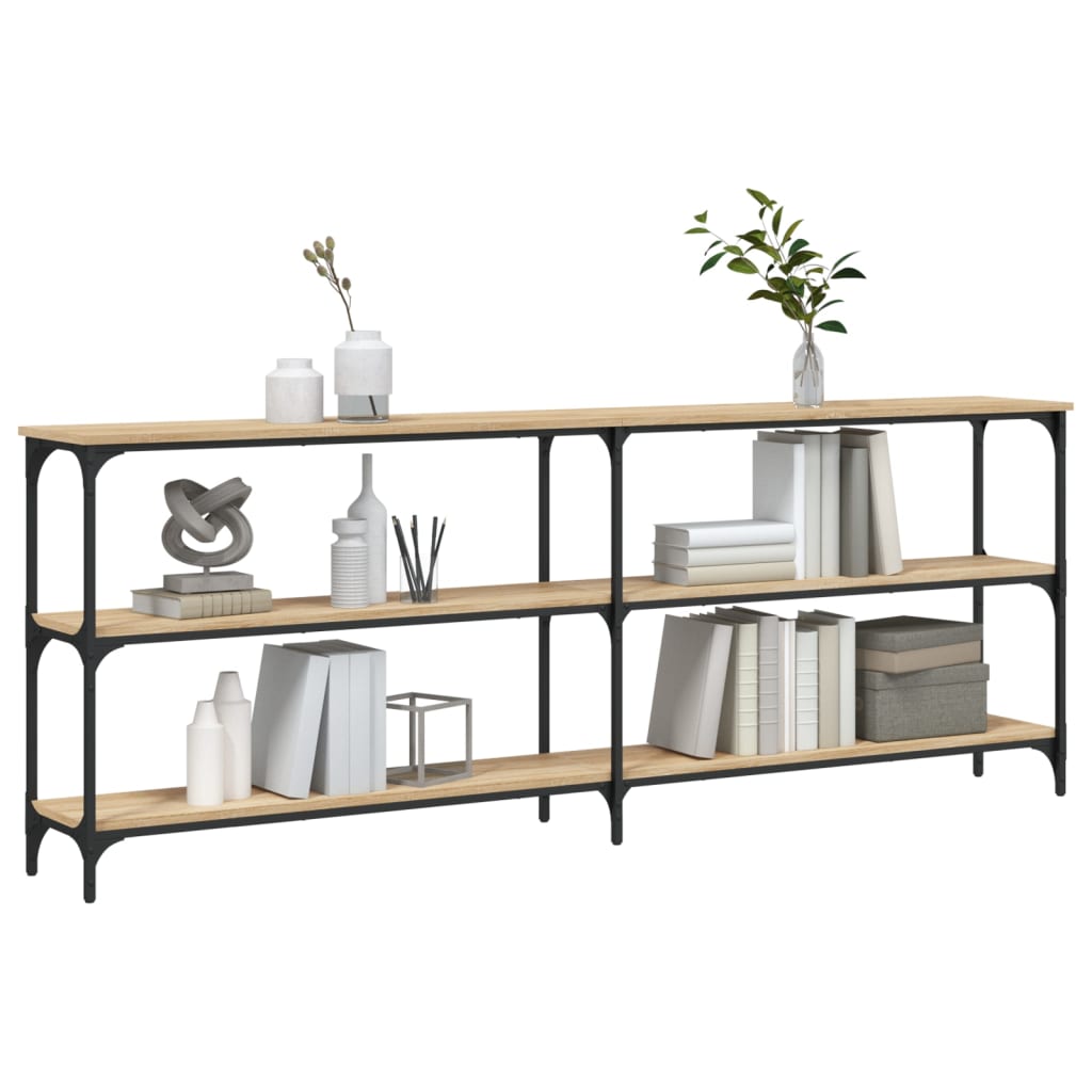 Avlastningsbord Konsollbord Sonoma Eik 200x29x75 cm