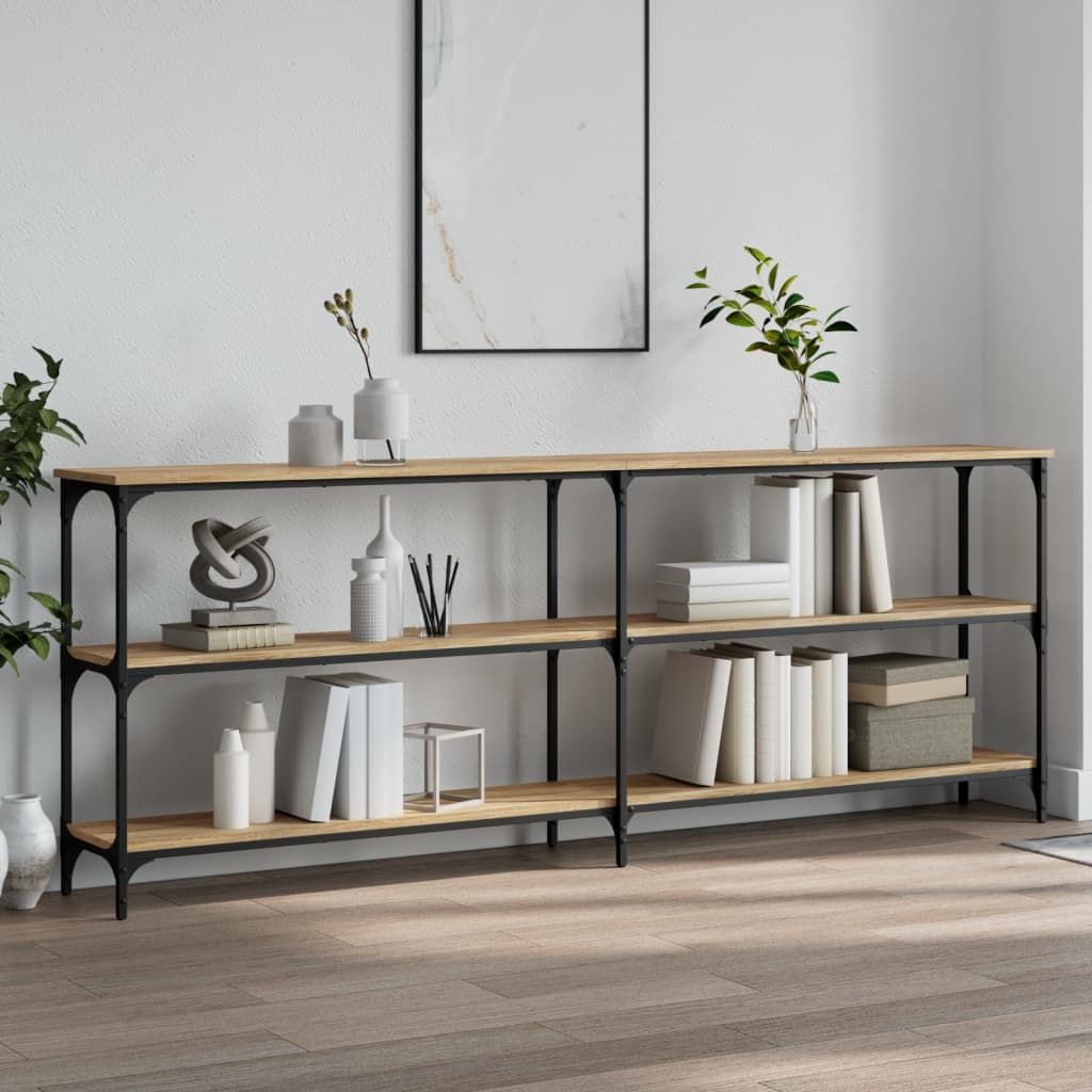 Avlastningsbord Konsollbord Sonoma Eik 200x29x75 cm