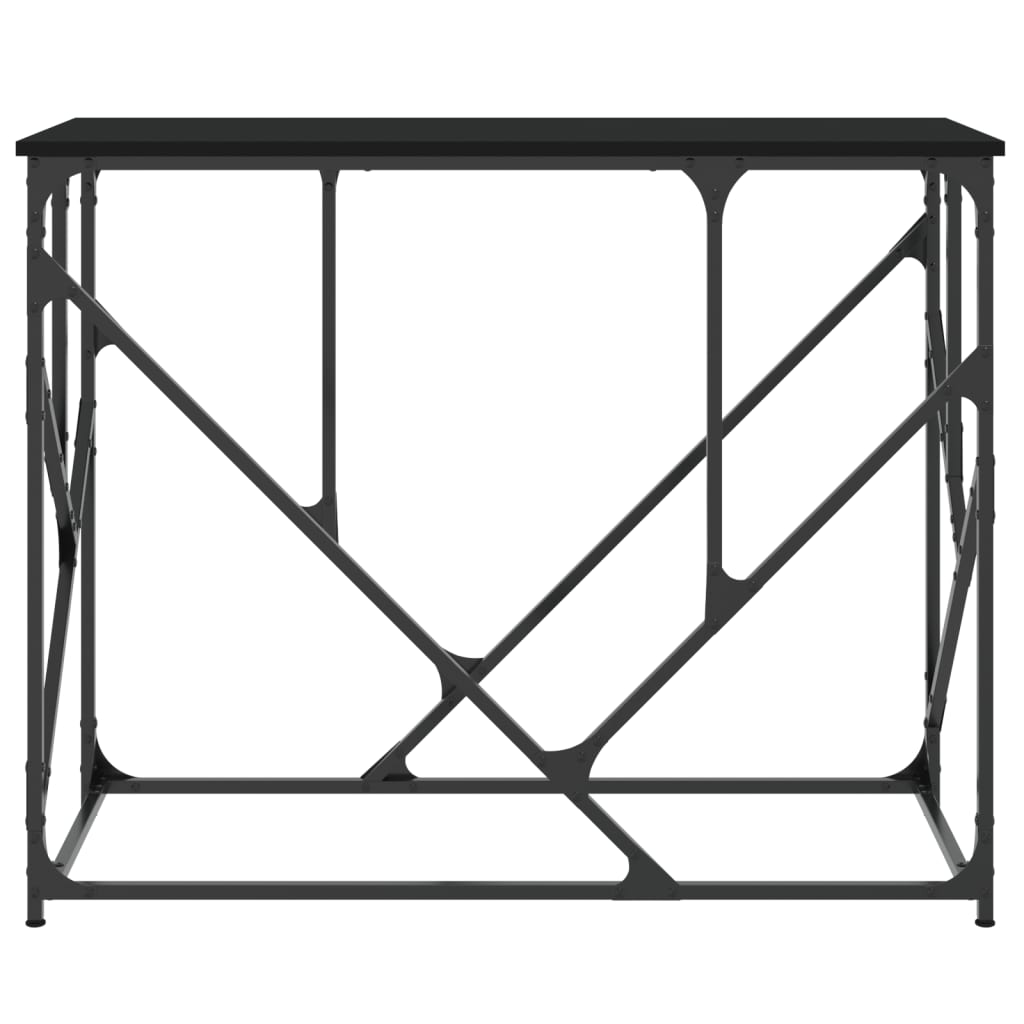 Avlastningsbord Konsollbord Svart 100x40x80 cm