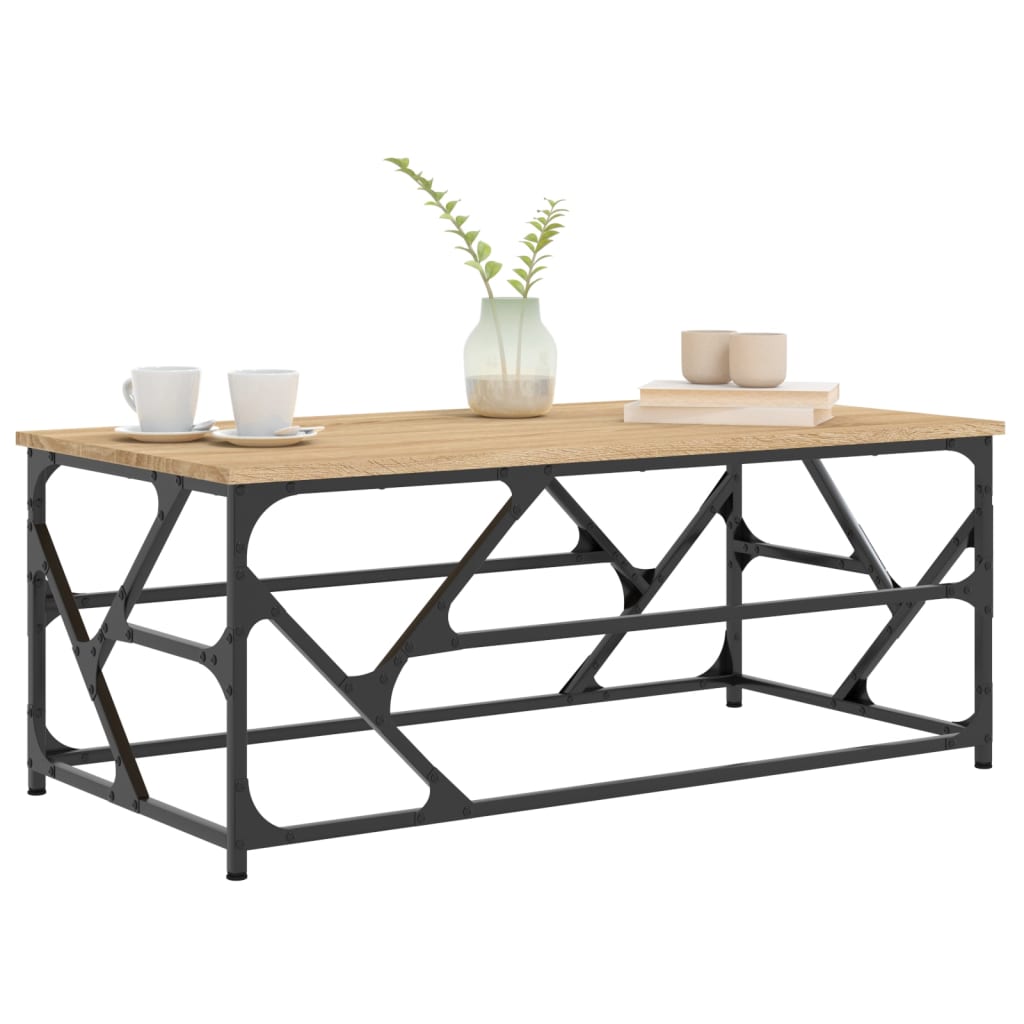 Salongbord Sofabord Sonoma Eik 100x50x40 cm