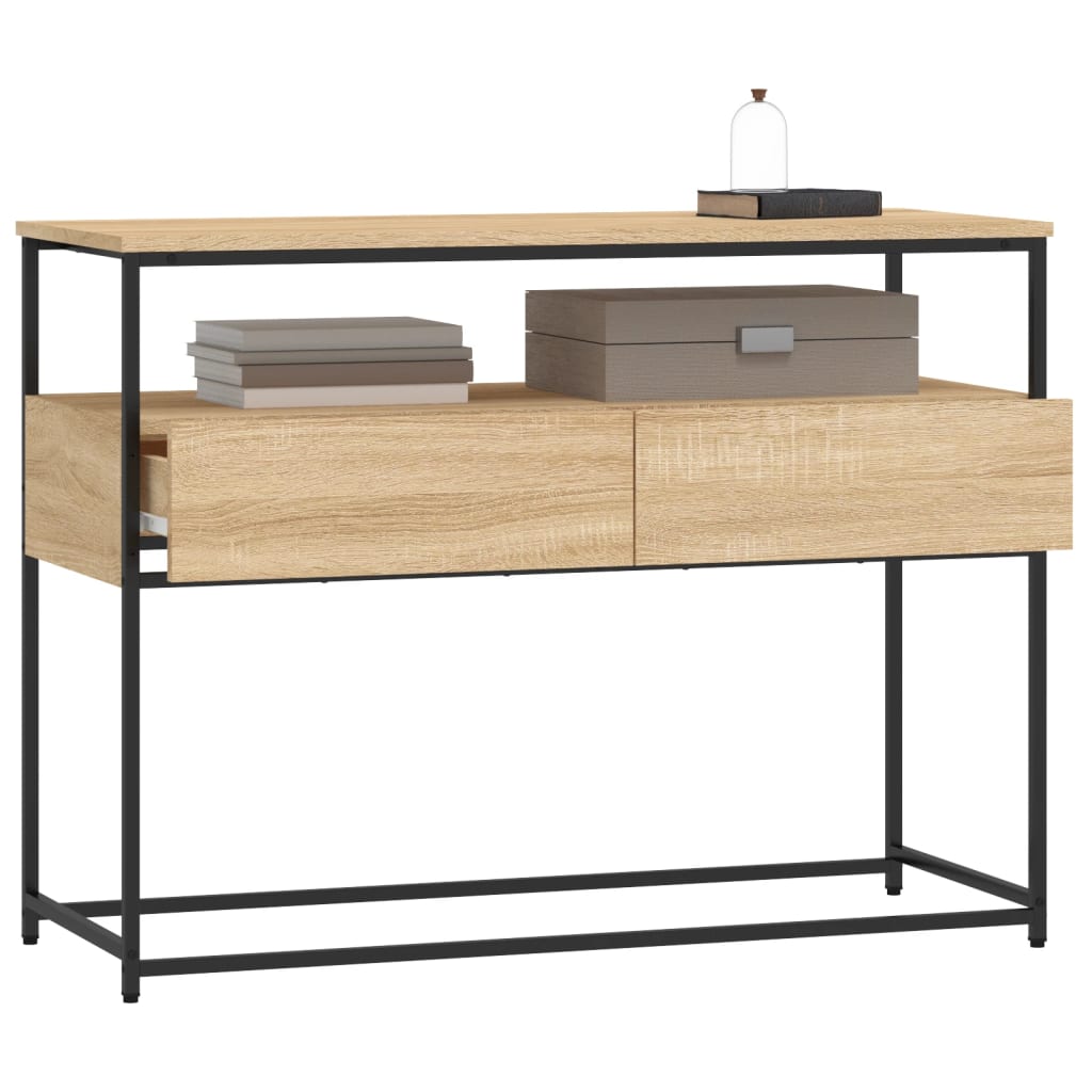 Avlastningsbord Konsollbord Sonoma Eik 100x40x75 cm