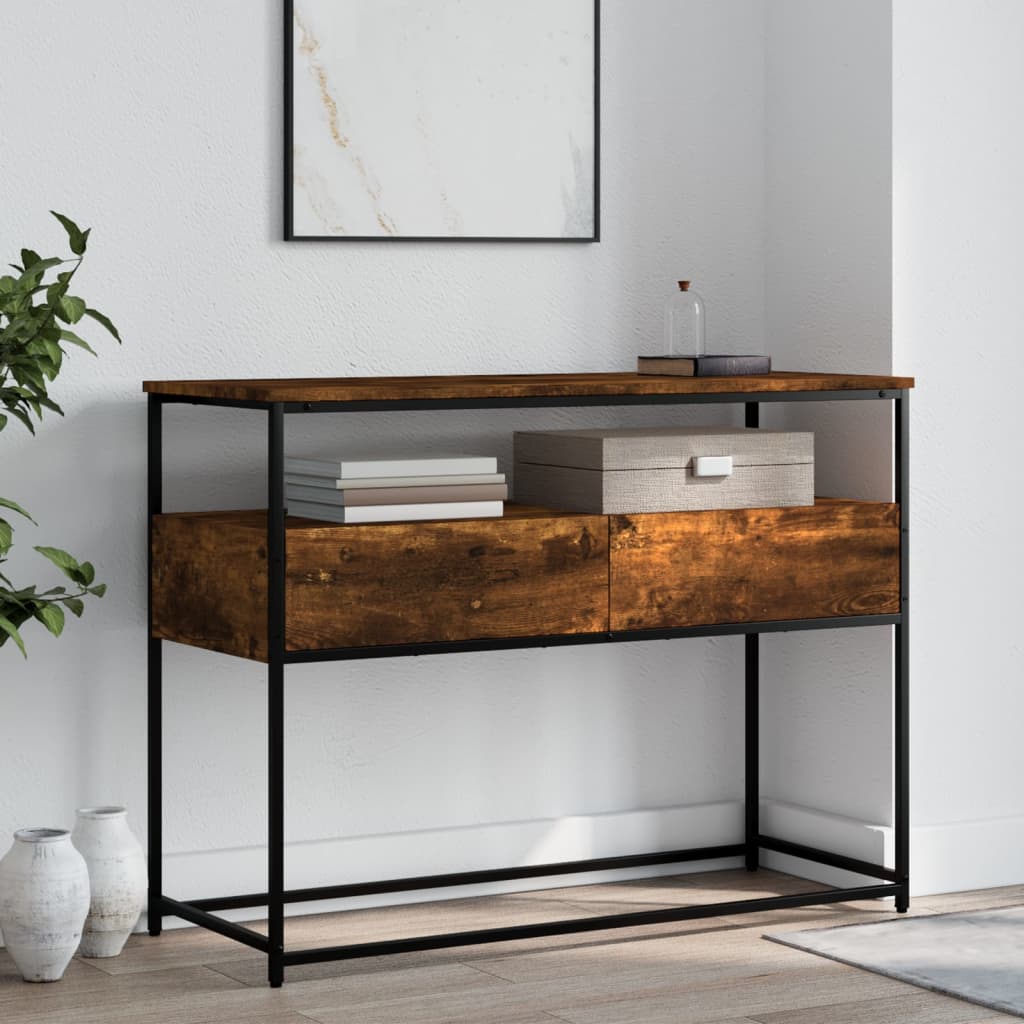Avlastningsbord Konsollbord Sonoma Eik 100x40x75 cm