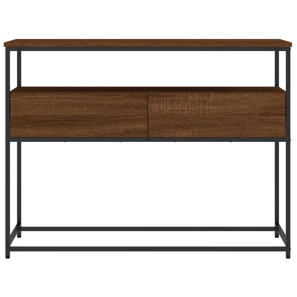 Avlastningsbord konsollbord Brun Eik 100x40x75 cm