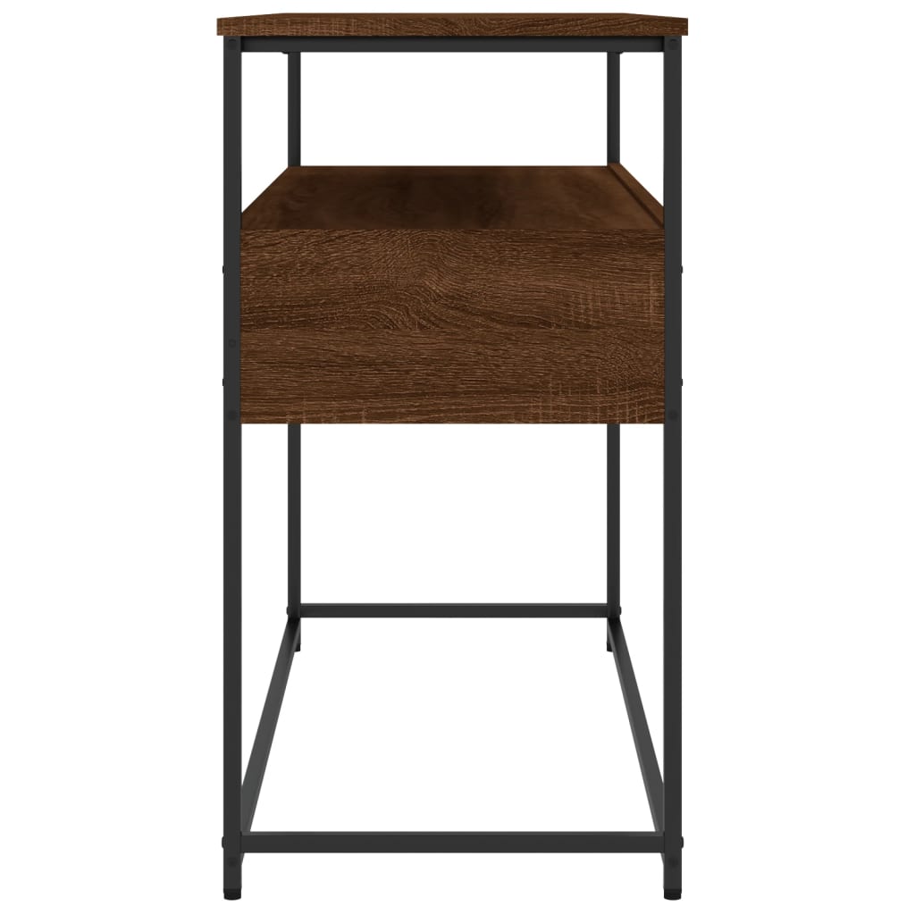 Avlastningsbord konsollbord Brun Eik 100x40x75 cm
