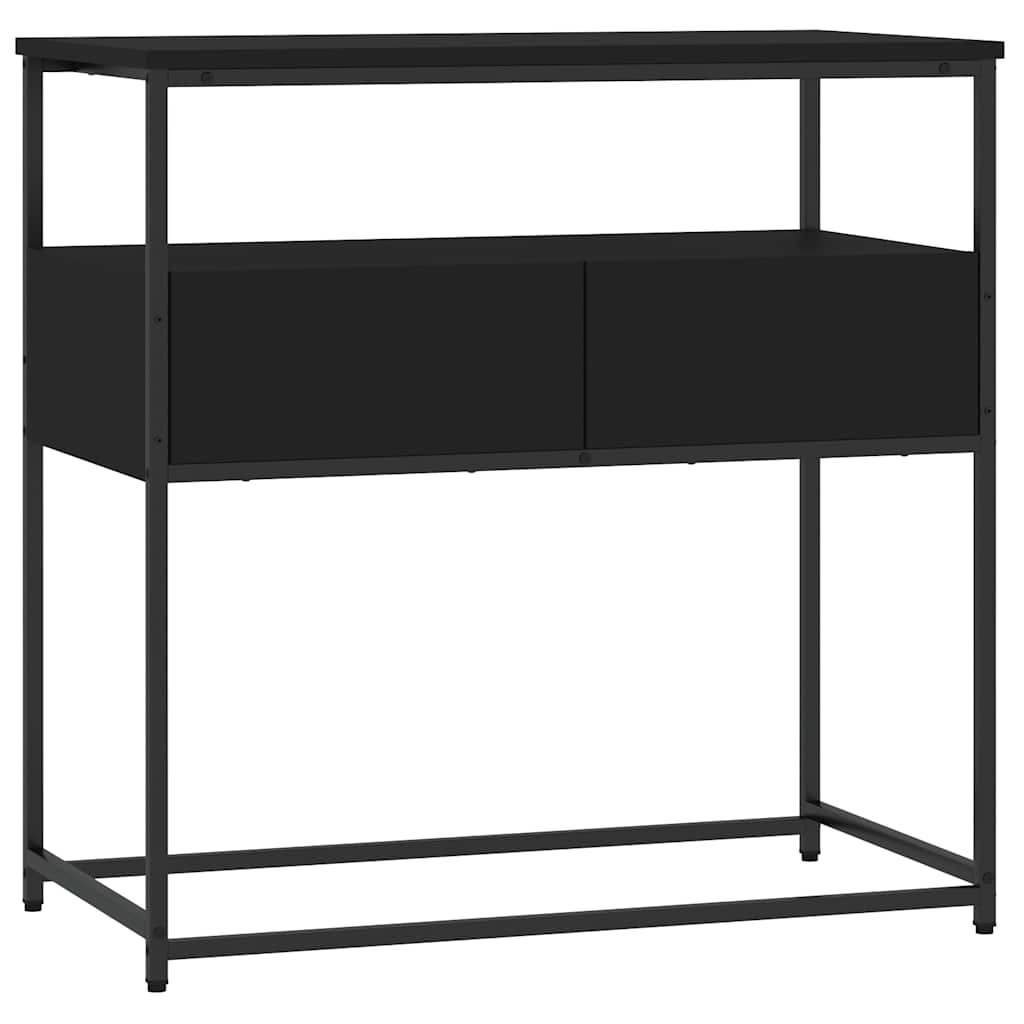 Avlastningsbord Konsollbord Svart 75x40x75 cm