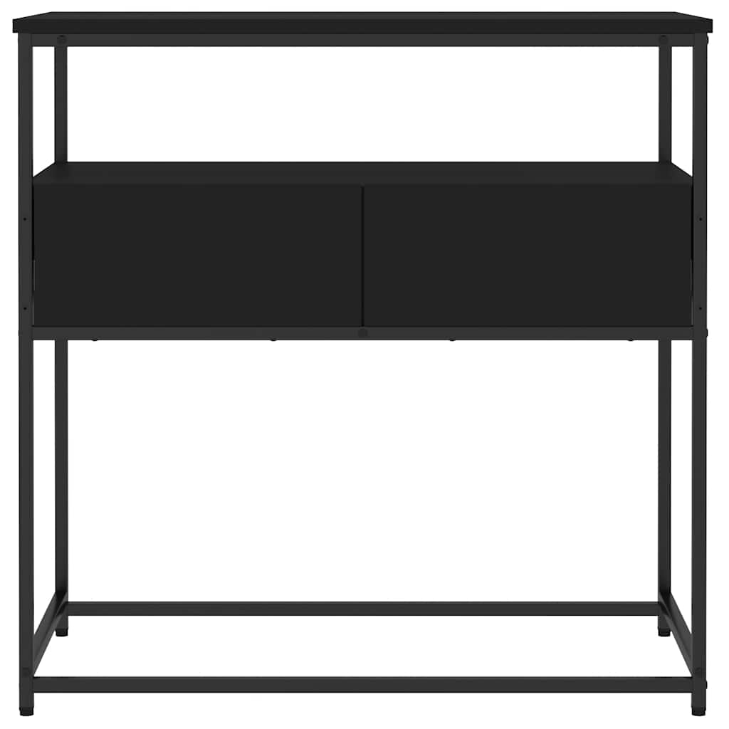 Avlastningsbord Konsollbord Svart 75x40x75 cm