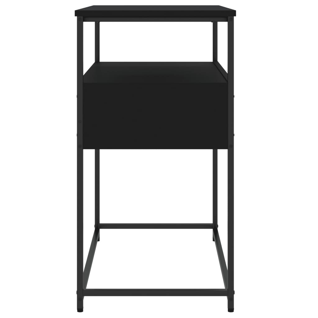 Avlastningsbord Konsollbord Svart 75x40x75 cm