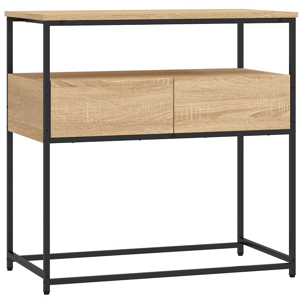 Avlastningsbord Konsollbord Sonoma Eik 75x40x75 cm