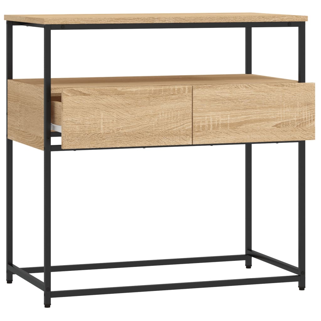 Avlastningsbord Konsollbord Sonoma Eik 75x40x75 cm