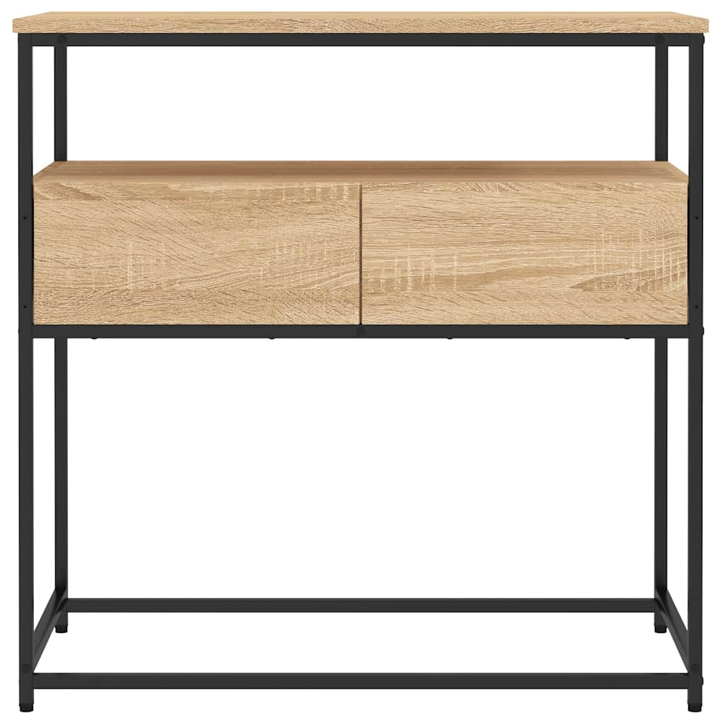 Avlastningsbord Konsollbord Sonoma Eik 75x40x75 cm