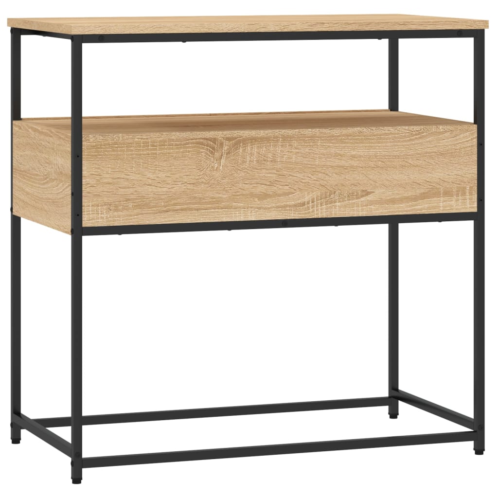 Avlastningsbord Konsollbord Sonoma Eik 75x40x75 cm