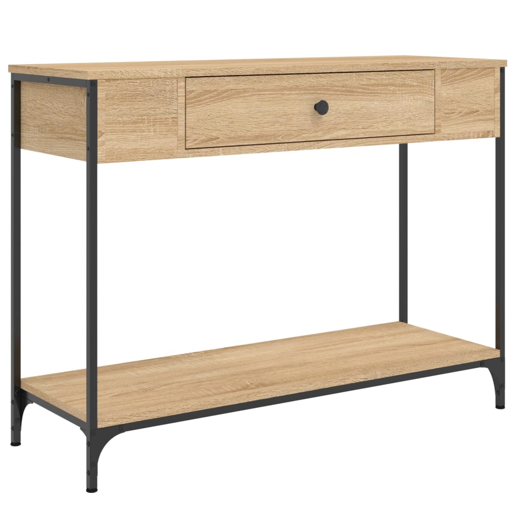 Avlastningsbord Konsollbord Sonoma Eik 100x34,5x75 cm