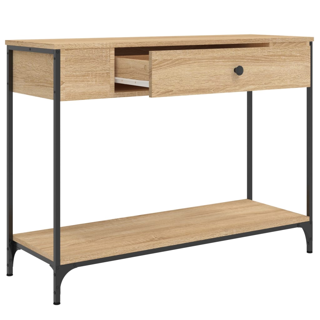 Avlastningsbord Konsollbord Sonoma Eik 100x34,5x75 cm