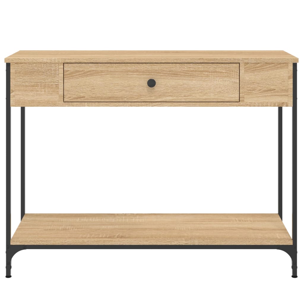 Avlastningsbord Konsollbord Sonoma Eik 100x34,5x75 cm